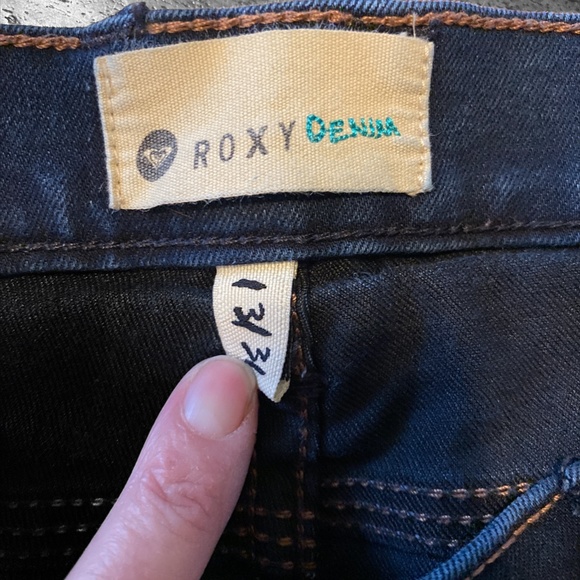 ROXY jeans Estilo Stretch Denim 31 DARK - Picture 4 of 6